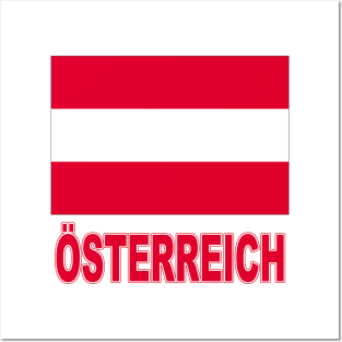 The Pride of Austria (Oesterreich) - Austrian Flag Design Posters and Art